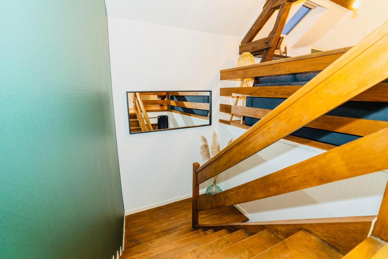 Nid Douillet La Cour Du Dauphin, Vue Cathedrale Imprenable Apartment Laon Exterior photo