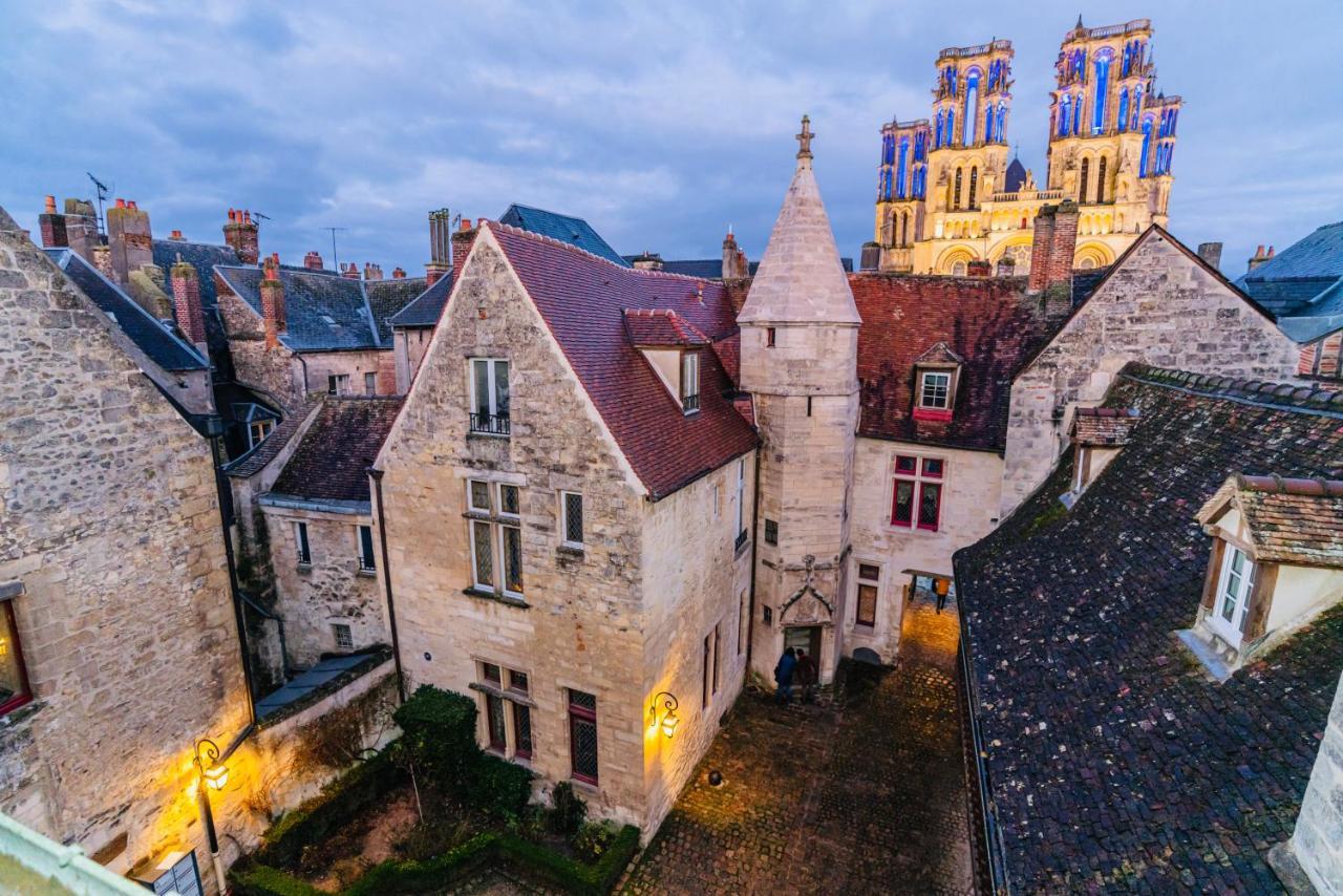 Nid Douillet La Cour Du Dauphin, Vue Cathedrale Imprenable Apartment Laon Exterior photo